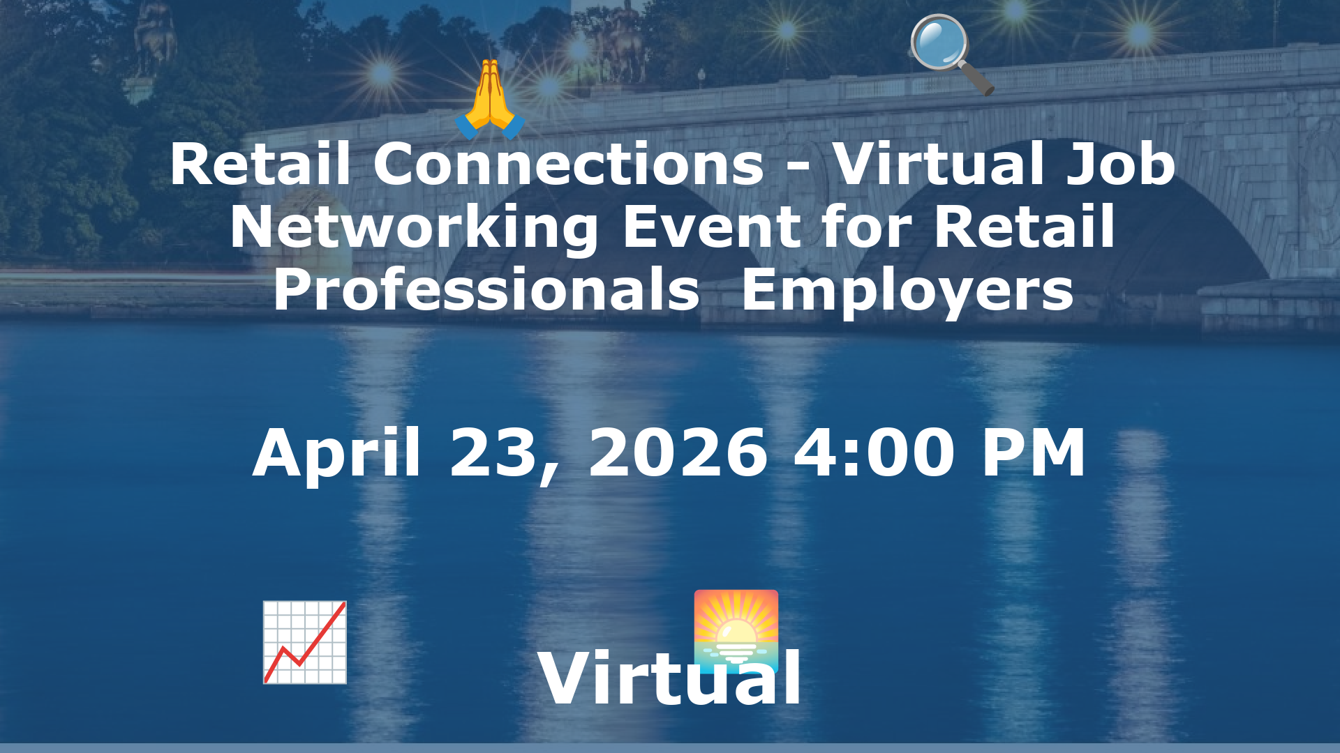 Retail Connections - Virtual Job  Networking Event for Retail Professionals  Employers event image